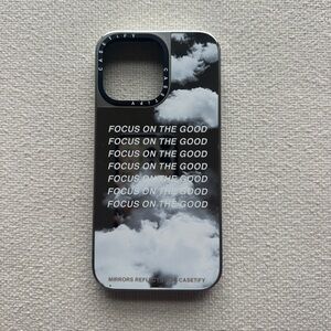 Casetify iPhone 14 Pro Max Case "Focus on the good"